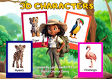 ESL Flashcards Zoo Wild Jungle Animals Vocabulary Photo Mo