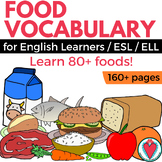 ESL ELL English Language Learners Food Vocabulary Words, P
