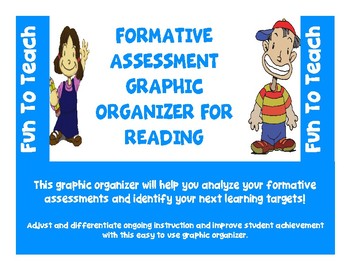 Preview of Formative Assessment Graphic Organizer for Reading