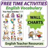 ESL Free Time Activities - Charts / Flash Cards