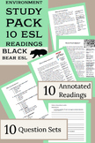 ESL Friendly Environment Reading Pack - 10 Easy Reading Ac