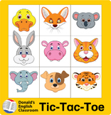 Animal Tic Tac Toe | ESL ELL Newcomer Game