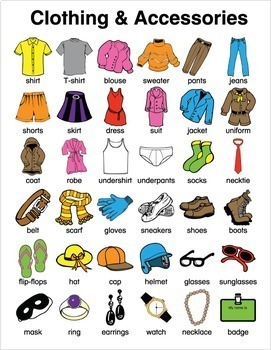 Clothing I Have Who Has Activity Set | ESL ELL Newcomer Game | TpT