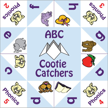 ESL Games - Cootie Catchers - ABC & Phonics