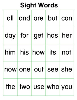 easy sight word i have who has activity 2 by donalds english classroom