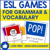 ESL Game Vocabulary in Context Grammar Review 1st 2nd 3rd 4th 5th