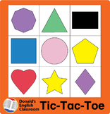 Shapes Tic Tac Toe | ESL ELL Newcomer Game