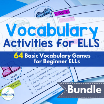 Preview of ESL Games for Vocabulary and Speaking Activities | ESL Homework