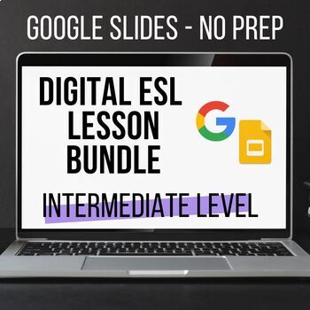 Preview of Fun ELL Sub Plans & No Prep Lessons | ESL Speaking, & Listening Activities