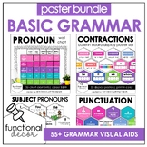 ESL Grammar Posters : Contractions, Pronouns, Punctuation 