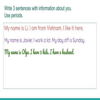 ESL Grammar Punctuation and Periods Lesson by Interactive ESL | TpT