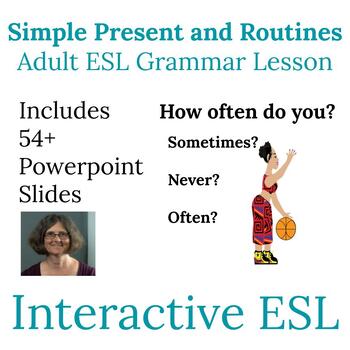 Preview of ESL Grammar Routines and Simple Present Tense for Beginning to Intermediates