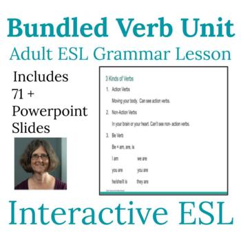 Preview of ESL Grammar Verb Unit Bundle for Beginners to Intermediates