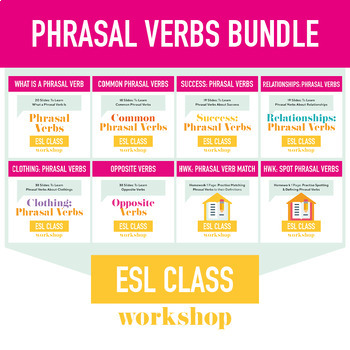 Preview of ESL Intermediate Phrasal Verb Bundle