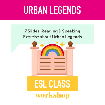 Preview of ESL Intermediate Lesson: Learn About Urban Legends