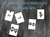 ESL International Alphabets Flash Card Set