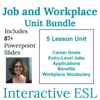 Preview of ESL Job | Career | Workplace Vocabulary and Spelling Lessons Bundle