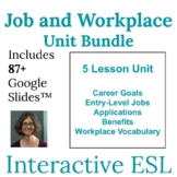 ESL Job and Workplace Vocabulary and Spelling Unit Bundle 