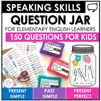Preview of ESL Speaking Activity for Kids  - Present and Past Tense Question Prompts