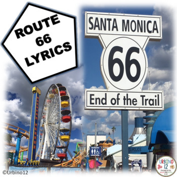Preview of Route 66  Lyrics Worksheet