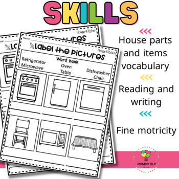 Find Household Items with Pictures - ESL worksheet by aysun0687