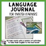 ESL Language Journal | Task Cards for Vocabulary and Grammar