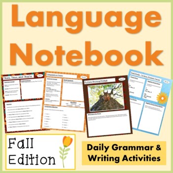 Preview of ESL Language Notebook |  Fall Edition  |  Print and Digital