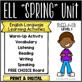 ELL Activities - SPRING - ESL Unit for Beginners