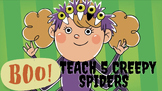 ESL Lesson Plan "5 Creepy Spiders"