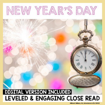 Preview of ESL Lesson Plans: ESL New Year's: ESL Activities