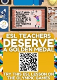 ESL Lesson on the Olympic Games - Listening + Writing Activities