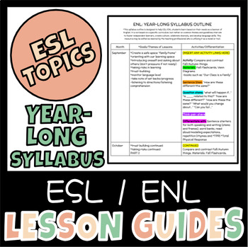 Preview of ESL Lessons | ESL Annual Syllabus | ESL Year-Long Activity Guide | ENL