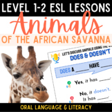 ESL Lessons for Newcomers - Animals in Africa