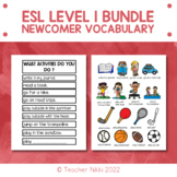 ESL Level 1 Bundle - ESL Newcomer Activities - ESL Beginner Unit