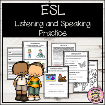 Preview of ESL Listening and Speaking Practice
