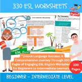 330 Engaging ESL Worksheets for Language Learners (Beginne