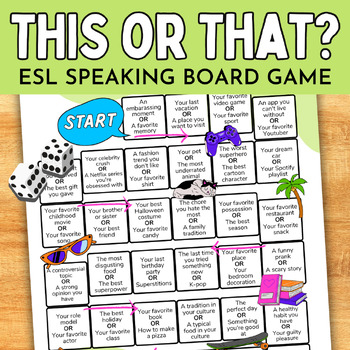 ESL I like/I don't like Board Game (SB12220) - SparkleBox