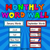 ESL Monthly Word Wall