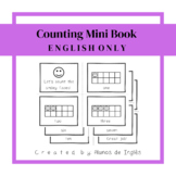 ESL Newcomer Activities Coloring COUNTING NUMBERS Mini Boo