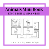 ESL Newcomer Activities Coloring Sheets ANIMALS Mini Book 