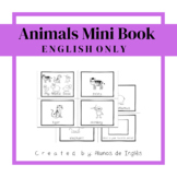 ESL Newcomer Activities Coloring Sheets ANIMALS Vocab Mini