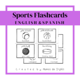 ESL Newcomer Activities Coloring Sheets SPORTS Flashcards 