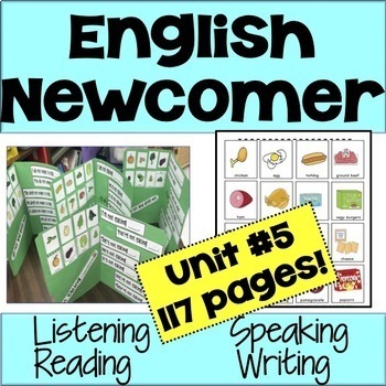 Preview of ESL Newcomer Activities, ELL Plans & ESL Curriculum - ELL Newcomer Worksheets