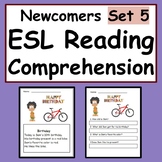 ESL Newcomer Activities-ESL Birthday Reading Comprehension