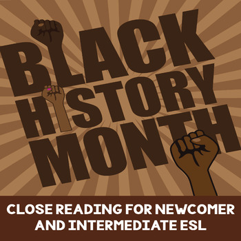 Preview of ESL Lesson Plans: ESL Black History Month: ESL Distance Learning