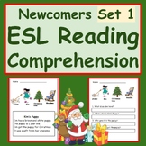 ESL Newcomer Activities-ESL Christmas Reading Comprehensio