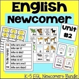 ESL Newcomer Curriculum - ESL Newcomer Activities Bundle Unit 2
