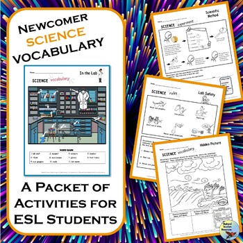 Preview of ESL Newcomer Activities Introduction to Science Vocabulary