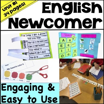 Preview of ESL Newcomer Activities - ELL Plans & ESL Curriculum - ELL Newcomer Worksheets