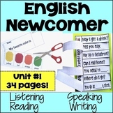 ESL Newcomer Activities -  Unit 1 - ELL Curriculum - Engli